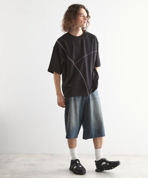tk.TAKEO KIKUCHI / ティーケー タケオキクチ カットソー | ハンドステッチスイッチカットソー | 詳細8