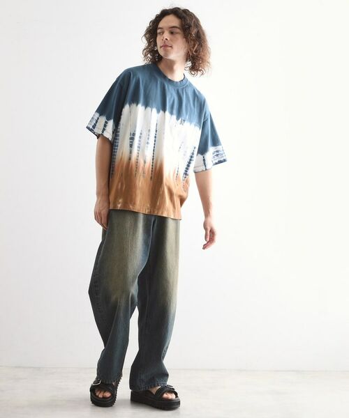 tk.TAKEO KIKUCHI / ティーケー タケオキクチ Tシャツ | タイダイTシャツ（XSサイズあり） | 詳細3