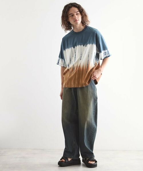 tk.TAKEO KIKUCHI / ティーケー タケオキクチ Tシャツ | タイダイTシャツ（XSサイズあり） | 詳細4