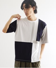 tk.TAKEO KIKUCHI / ティーケー タケオキクチ カットソー | L字切替カットソー