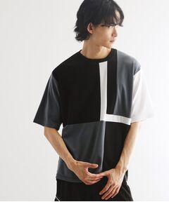 tk.TAKEO KIKUCHI / ティーケー タケオキクチ カットソー | L字切替カットソー