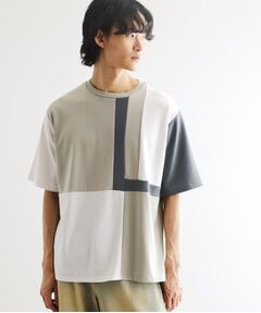 tk.TAKEO KIKUCHI / ティーケー タケオキクチ カットソー | L字切替カットソー