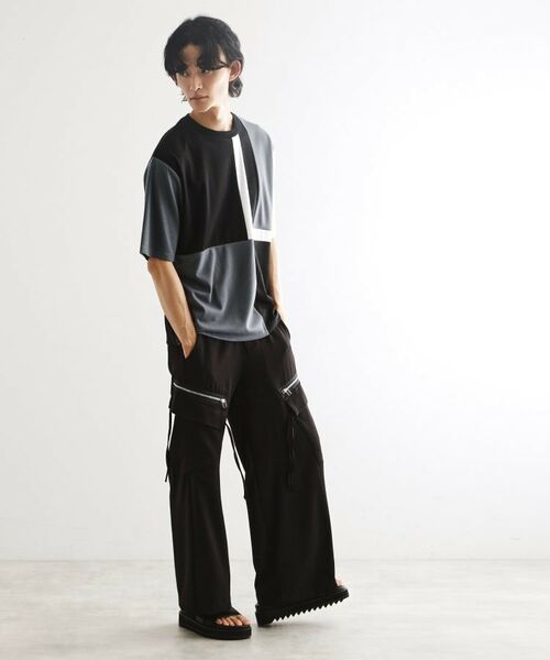 tk.TAKEO KIKUCHI / ティーケー タケオキクチ カットソー | L字切替カットソー | 詳細12