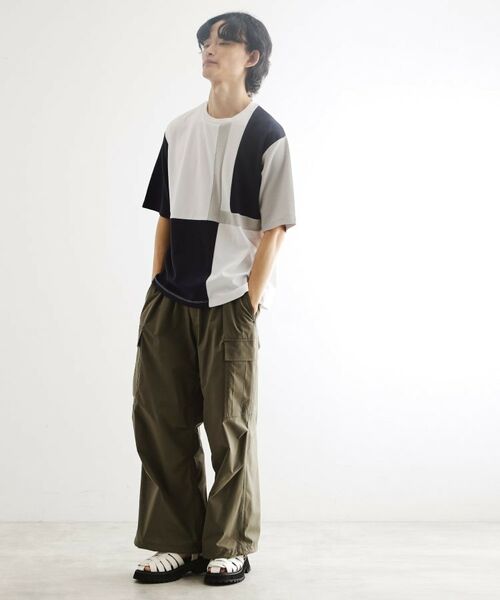 tk.TAKEO KIKUCHI / ティーケー タケオキクチ カットソー | L字切替カットソー | 詳細3