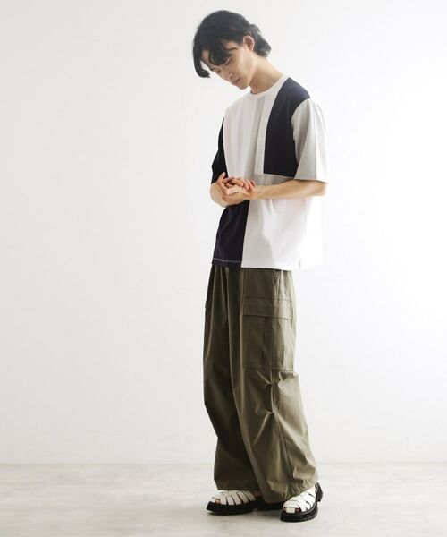 tk.TAKEO KIKUCHI / ティーケー タケオキクチ カットソー | L字切替カットソー | 詳細4