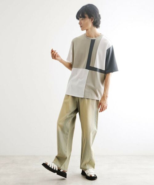 tk.TAKEO KIKUCHI / ティーケー タケオキクチ カットソー | L字切替カットソー | 詳細8