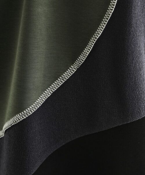 tk.TAKEO KIKUCHI / ティーケー タケオキクチ カットソー | ニットドッキングカーブスイッチカットソー | 詳細13