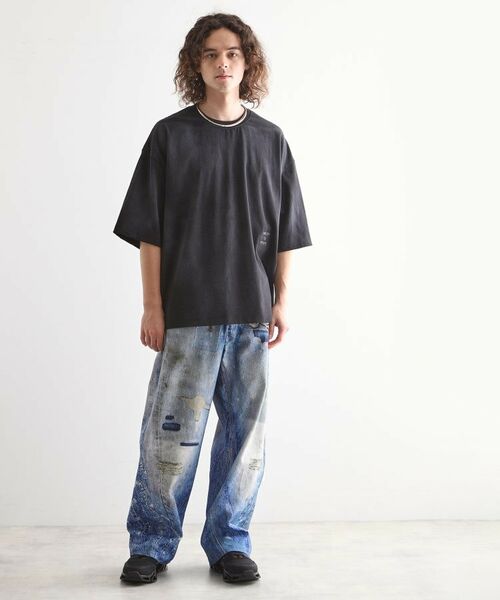 tk.TAKEO KIKUCHI / ティーケー タケオキクチ Tシャツ | ヴィンテージライクTシャツ/ヴィンテージ加工/半袖Tシャツ | 詳細7