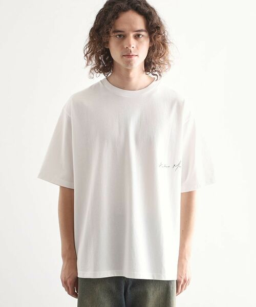 tk.TAKEO KIKUCHI / ティーケー タケオキクチ Tシャツ | アンドリューマクリア バックプリントフォトTシャツ | 詳細10