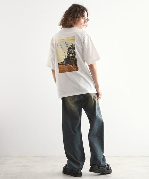 tk.TAKEO KIKUCHI / ティーケー タケオキクチ Tシャツ | アンドリューマクリア バックプリントフォトTシャツ | 詳細4