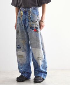 tk.TAKEO KIKUCHI / ティーケー タケオキクチ パンツ | グラフィティデニム