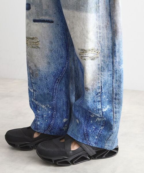 tk.TAKEO KIKUCHI / ティーケー タケオキクチ パンツ | グラフィティデニム | 詳細11