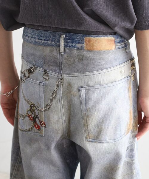 tk.TAKEO KIKUCHI / ティーケー タケオキクチ パンツ | グラフィティデニム | 詳細12