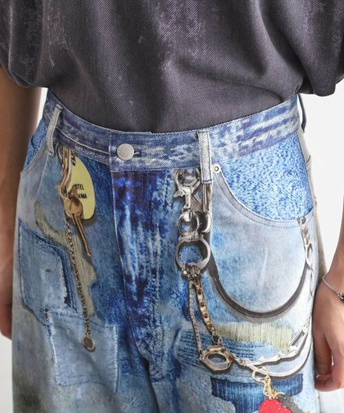 tk.TAKEO KIKUCHI / ティーケー タケオキクチ パンツ | グラフィティデニム | 詳細9