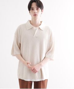 tk.TAKEO KIKUCHI / ティーケー タケオキクチ ポロシャツ | スキッパーニットポロシャツ