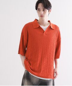 tk.TAKEO KIKUCHI / ティーケー タケオキクチ ポロシャツ | スキッパーニットポロシャツ