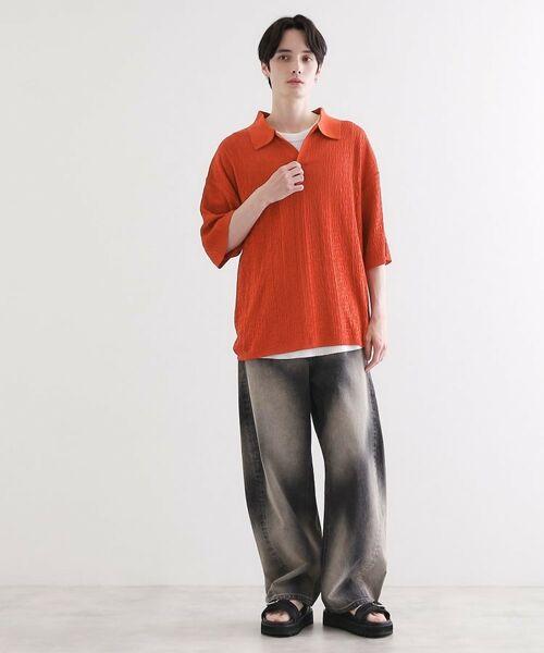 tk.TAKEO KIKUCHI / ティーケー タケオキクチ ポロシャツ | スキッパーニットポロシャツ | 詳細11