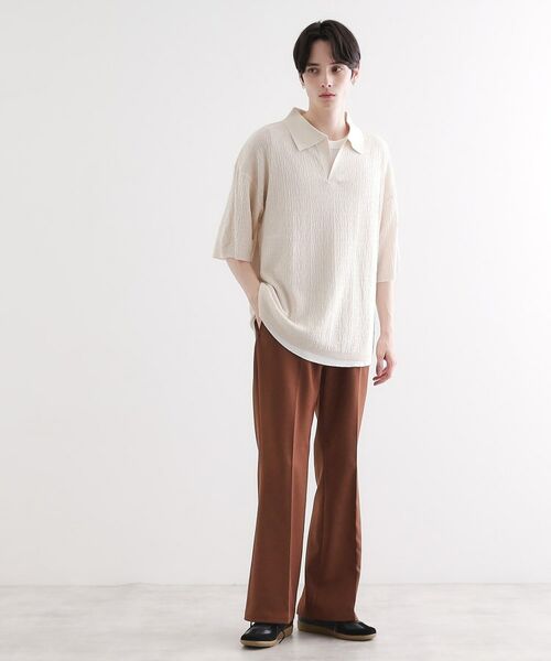 tk.TAKEO KIKUCHI / ティーケー タケオキクチ ポロシャツ | スキッパーニットポロシャツ | 詳細4