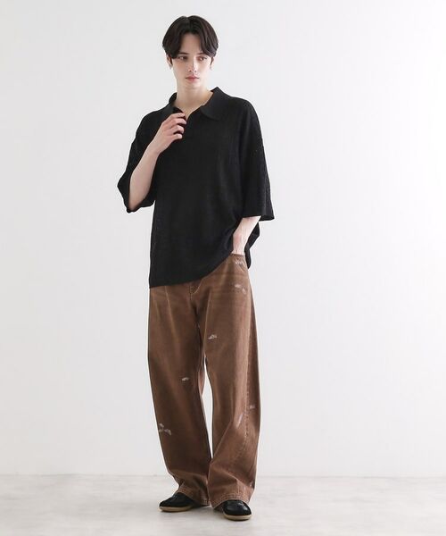 tk.TAKEO KIKUCHI / ティーケー タケオキクチ ポロシャツ | スキッパーニットポロシャツ | 詳細7