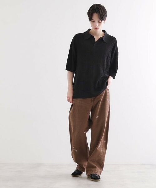 tk.TAKEO KIKUCHI / ティーケー タケオキクチ ポロシャツ | スキッパーニットポロシャツ | 詳細8