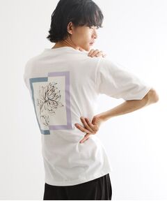 tk.TAKEO KIKUCHI / ティーケー タケオキクチ Tシャツ | フレイムシフトフラワーカットソー