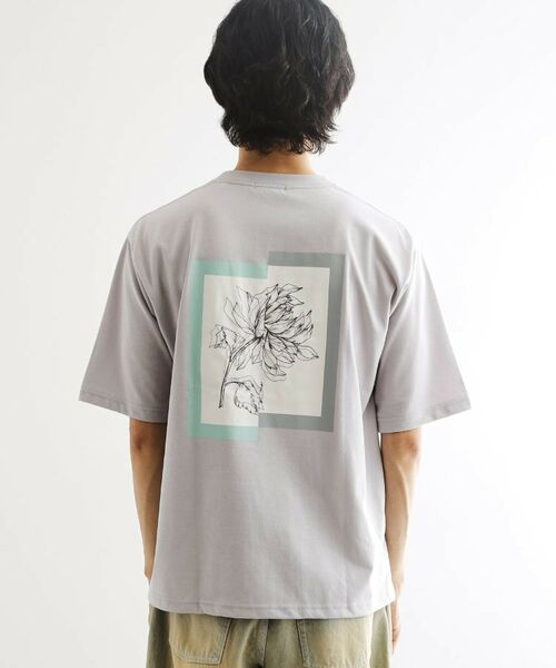 tk.TAKEO KIKUCHI / ティーケー タケオキクチ Tシャツ | フレイムシフトフラワーカットソー | 詳細15