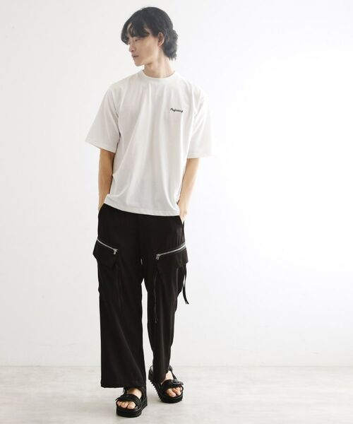 tk.TAKEO KIKUCHI / ティーケー タケオキクチ Tシャツ | フレイムシフトフラワーカットソー | 詳細2