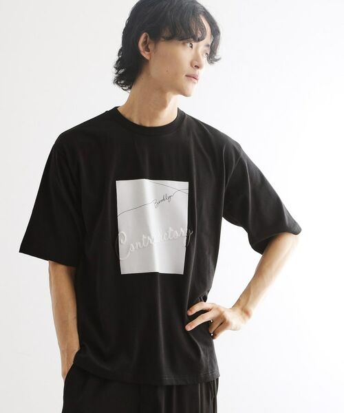 tk.TAKEO KIKUCHI / ティーケー タケオキクチ Tシャツ | ボックス発泡ロゴTシャツ | 詳細5