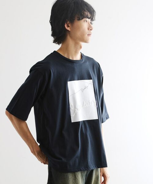 tk.TAKEO KIKUCHI / ティーケー タケオキクチ Tシャツ | ボックス発泡ロゴTシャツ | 詳細9