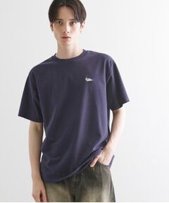 tk.TAKEO KIKUCHI / ティーケー タケオキクチ カットソー | ウサギ刺繍 鹿の子クルーカットソー