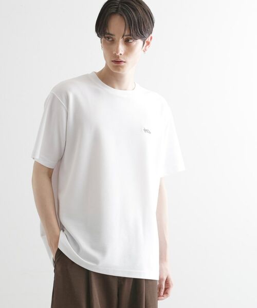 tk.TAKEO KIKUCHI / ティーケー タケオキクチ カットソー | ウサギ刺繍 鹿の子クルーカットソー | 詳細1