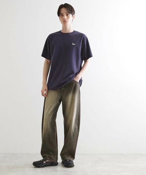 tk.TAKEO KIKUCHI / ティーケー タケオキクチ カットソー | ウサギ刺繍 鹿の子クルーカットソー | 詳細11