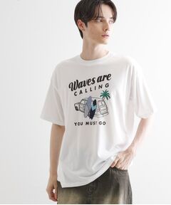 tk.TAKEO KIKUCHI / ティーケー タケオキクチ Tシャツ | パッチクロス刺繍Tシャツ