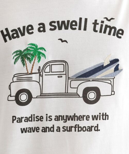 tk.TAKEO KIKUCHI / ティーケー タケオキクチ Tシャツ | パッチクロス刺繍Tシャツ | 詳細12