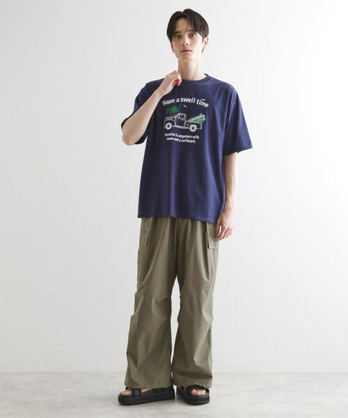 tk.TAKEO KIKUCHI / ティーケー タケオキクチ Tシャツ | パッチクロス刺繍Tシャツ | 詳細14