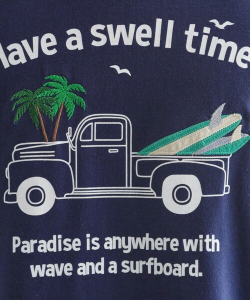 tk.TAKEO KIKUCHI / ティーケー タケオキクチ Tシャツ | パッチクロス刺繍Tシャツ | 詳細16