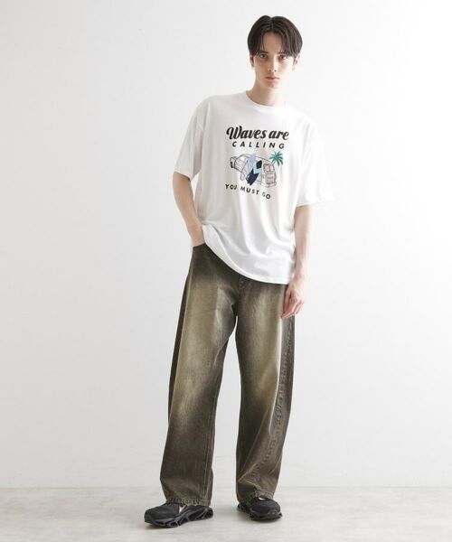 tk.TAKEO KIKUCHI / ティーケー タケオキクチ Tシャツ | パッチクロス刺繍Tシャツ | 詳細2