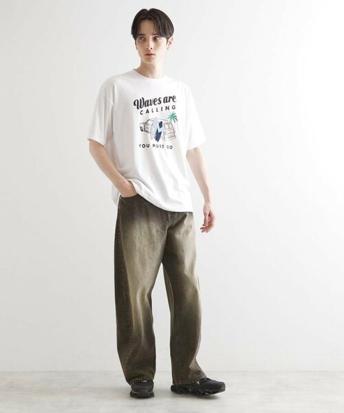 tk.TAKEO KIKUCHI / ティーケー タケオキクチ Tシャツ | パッチクロス刺繍Tシャツ | 詳細3