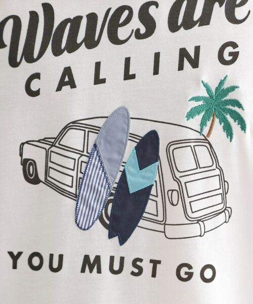 tk.TAKEO KIKUCHI / ティーケー タケオキクチ Tシャツ | パッチクロス刺繍Tシャツ | 詳細4