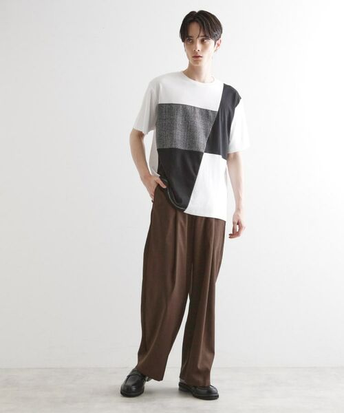 tk.TAKEO KIKUCHI / ティーケー タケオキクチ Tシャツ | ブロック切替半袖Tシャツ | 詳細10