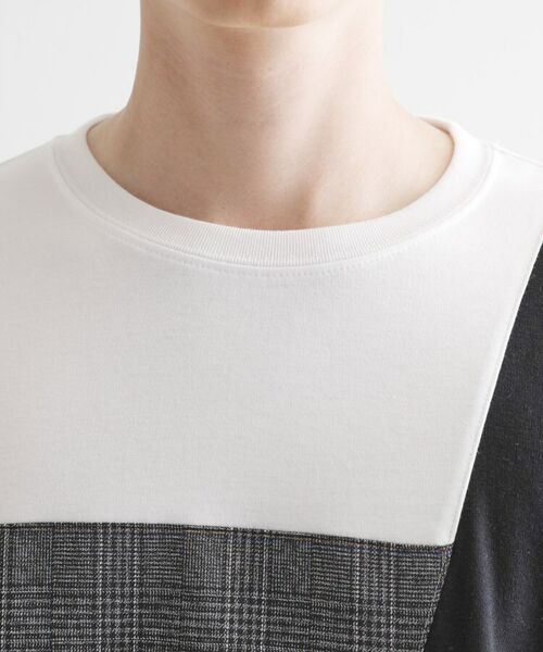 tk.TAKEO KIKUCHI / ティーケー タケオキクチ Tシャツ | ブロック切替半袖Tシャツ | 詳細16