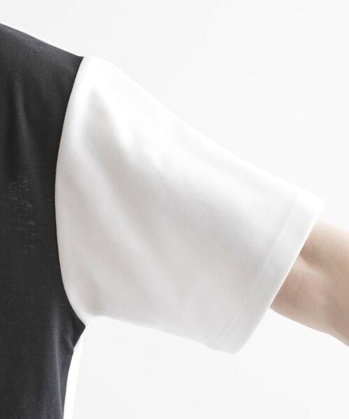 tk.TAKEO KIKUCHI / ティーケー タケオキクチ Tシャツ | ブロック切替半袖Tシャツ | 詳細17