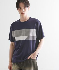 tk.TAKEO KIKUCHI / ティーケー タケオキクチ Tシャツ | パネル切替半袖Tシャツ