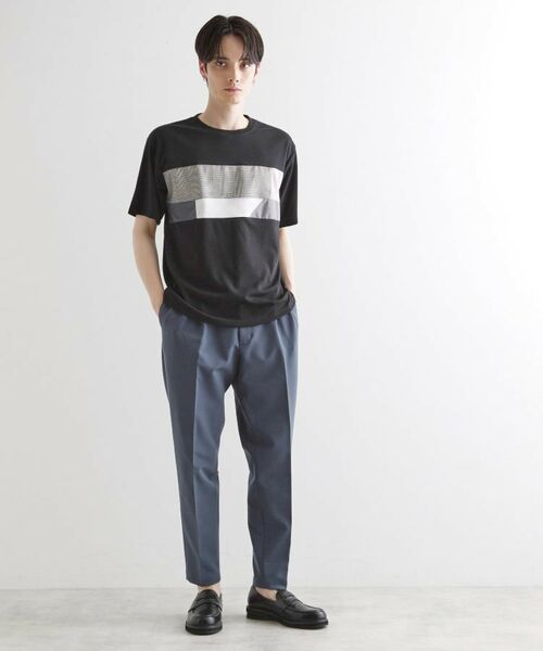 tk.TAKEO KIKUCHI / ティーケー タケオキクチ Tシャツ | パネル切替半袖Tシャツ | 詳細10