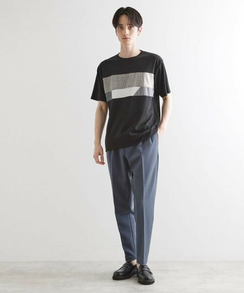 tk.TAKEO KIKUCHI / ティーケー タケオキクチ Tシャツ | パネル切替半袖Tシャツ | 詳細11