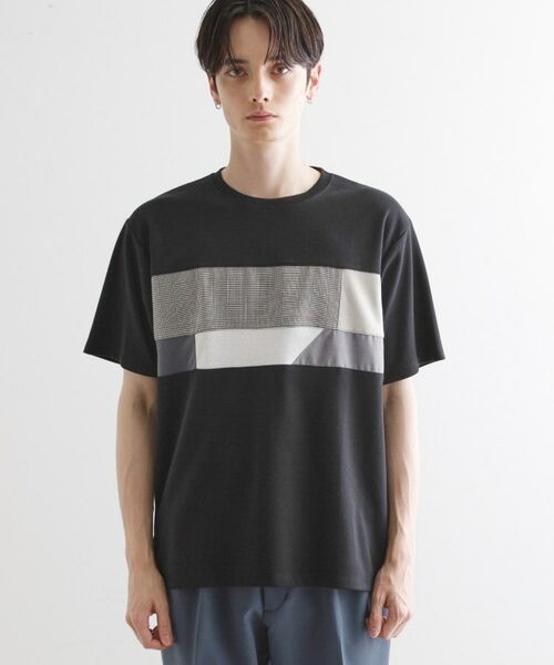 tk.TAKEO KIKUCHI / ティーケー タケオキクチ Tシャツ | パネル切替半袖Tシャツ | 詳細13