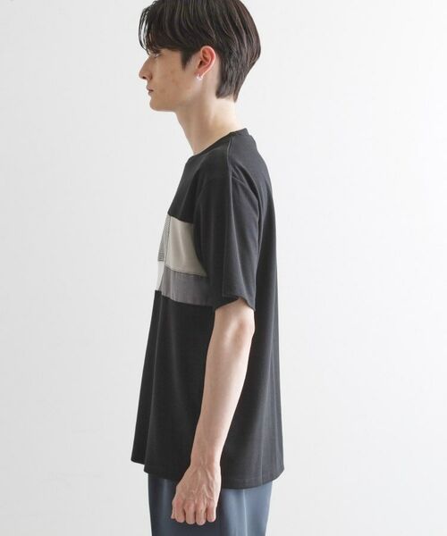 tk.TAKEO KIKUCHI / ティーケー タケオキクチ Tシャツ | パネル切替半袖Tシャツ | 詳細14