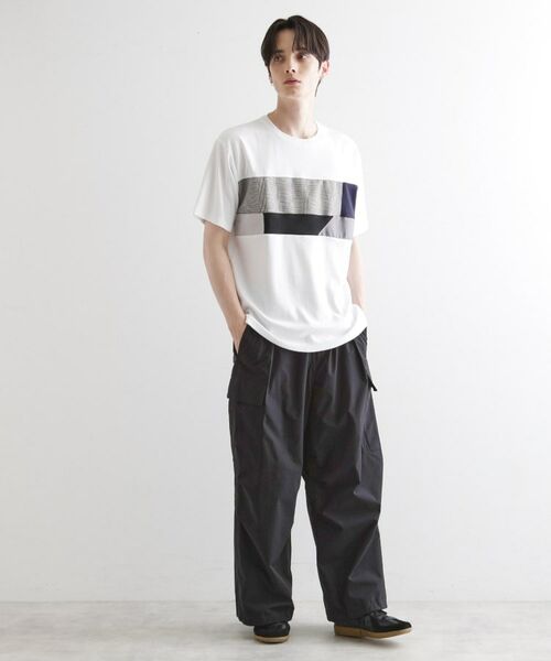 tk.TAKEO KIKUCHI / ティーケー タケオキクチ Tシャツ | パネル切替半袖Tシャツ | 詳細2