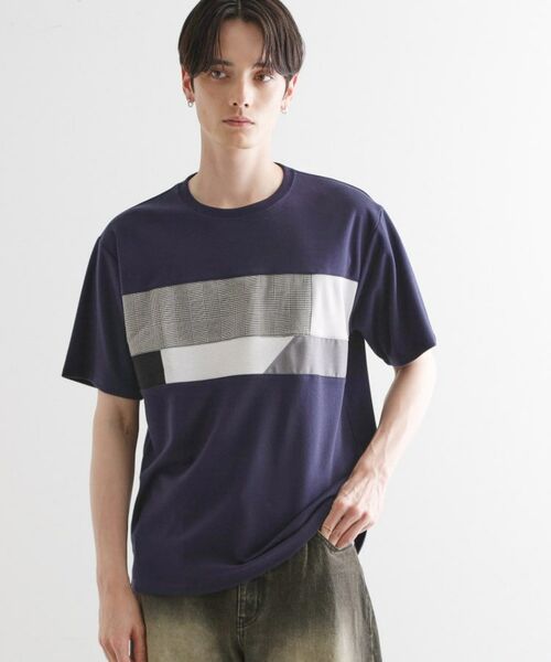 tk.TAKEO KIKUCHI / ティーケー タケオキクチ Tシャツ | パネル切替半袖Tシャツ | 詳細5