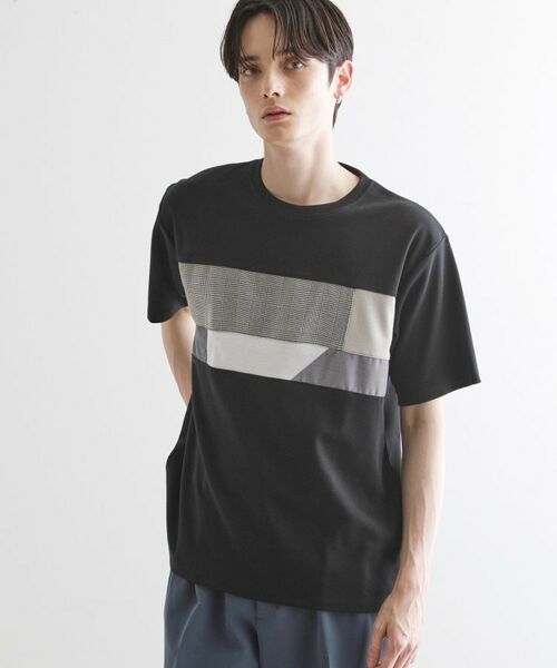 tk.TAKEO KIKUCHI / ティーケー タケオキクチ Tシャツ | パネル切替半袖Tシャツ | 詳細9
